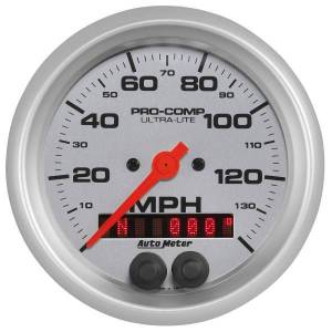 AutoMeter GAUGE SPEEDOMETER 3 3/8in. 140MPH GPS ULTRA-LITE - 4480