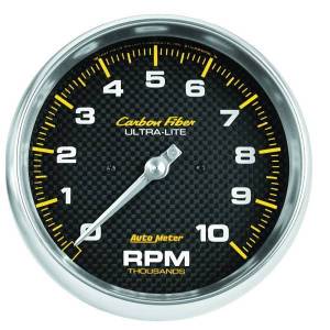 AutoMeter GAUGE TACHOMETER 5in. 10K RPM IN-DASH CARBON FIBER - 4898