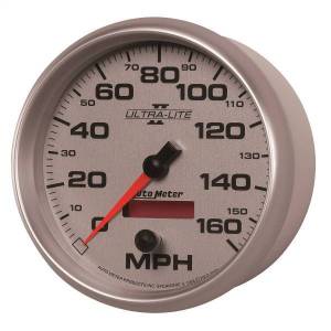 Autometer - AutoMeter GAUGE SPEEDOMETER 5in. 160MPH ELEC. PROGRAMMABLE ULTRA-LITE II - 4989 - Image 2