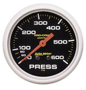 AutoMeter GAUGE PRESSURE 2 5/8in. 600PSI LIQUID FILLED MECH PRO-COMP - 5425