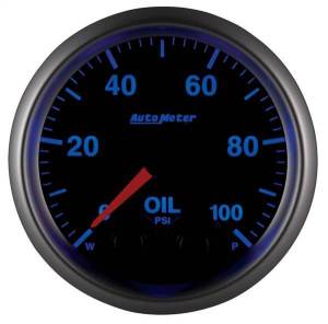 Autometer - AutoMeter GAUGE OIL PRESS 2 1/16in. 100PSI STPR MTR W/PK/WRN ELITE W/O PRO-CONTROL - 5652-05702 - Image 2