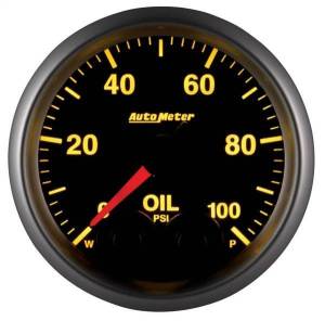 Autometer - AutoMeter GAUGE OIL PRESS 2 1/16in. 100PSI STPR MTR W/PK/WRN ELITE W/O PRO-CONTROL - 5652-05702 - Image 4
