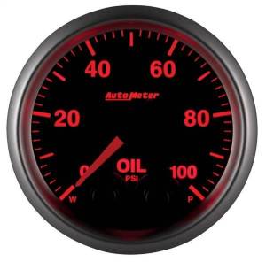 Autometer - AutoMeter GAUGE OIL PRESS 2 1/16in. 100PSI STPR MTR W/PK/WRN ELITE W/O PRO-CONTROL - 5652-05702 - Image 8