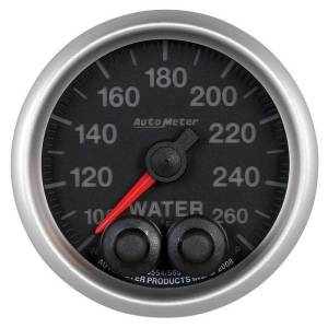 AutoMeter GAUGE WATER TEMP 2 1/16in. 260deg.F STEPPER MOTOR W/PEAK/WARN ELITE - 5654