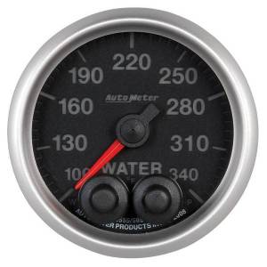 AutoMeter GAUGE WATER TEMP 2 1/16in. 340deg.F STEPPER MOTOR W/PEAK/WARN ELITE - 5655