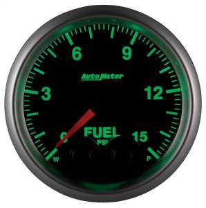 Autometer - AutoMeter GAUGE FUELP 2 1/16in. 15PSI STEPPER MOTOR W/PEAK/WARN ELITE W/O SENSOR - 5667-05702ANS - Image 6