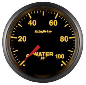 Autometer - AutoMeter GAUGE WATERP 2 1/16in. 100PSI STEPPER MOTOR W/PEAK/WARN ELITE-4AN SENSOR - 5668-05702-A - Image 4