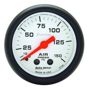 AutoMeter GAUGE AIR PRESS 2 1/16in. 150PSI MECHANICAL PHANTOM - 5720