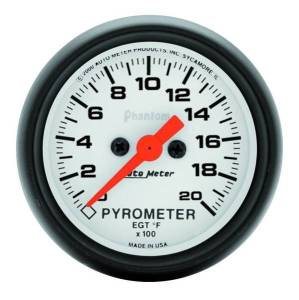 AutoMeter GAUGE PYROMETER (EGT) 2 1/16in. 2000deg.F DIGITAL STEPPER MOTOR PHANTOM - 5745