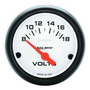 AutoMeter GAUGE VOLTMETER 2 1/16in. 18V ELEC PHANTOM - 5791