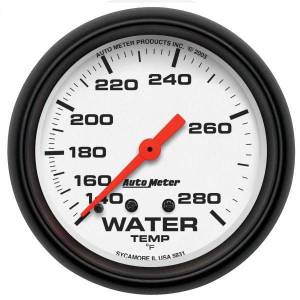 AutoMeter GAUGE WATER TEMP 2 5/8in. 140-280deg.F MECHANICAL PHANTOM - 5831