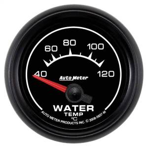 AutoMeter GAUGE WATER TEMP 2 1/16in. 40-120deg.F ELECTRIC ES - 5937-M