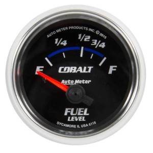 AutoMeter GAUGE FUEL LEVEL 2 1/16in. 16OE TO 158OF ELEC COBALT - 6118