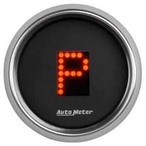 Autometer - AutoMeter GAUGE GEAR POS 2 1/16in. INCL INDICATORS BLACK DIAL BLU LED BRIGHT SUPER B - 6150 - Image 2