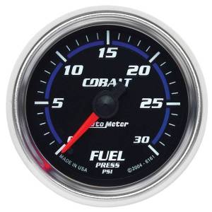 AutoMeter GAUGE FUEL PRESSURE 2 1/16in. 30PSI DIGITAL STEPPER MOTOR COBALT - 6161