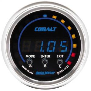 Autometer - AutoMeter GAUGE PERFORM METER 2 1/16in. 1/4 MILE/HP/0-60/60-0/G FORCES DIGITAL COBALT - 6180 - Image 1