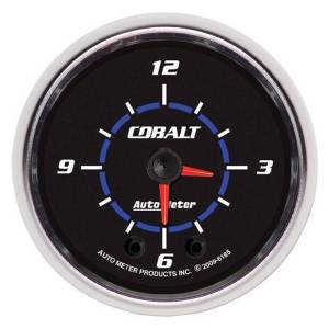 AutoMeter GAUGE CLOCK 2 1/16in. 12HR ANALOG COBALT - 6185