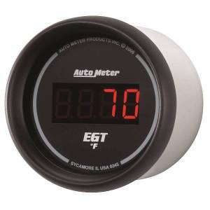 Autometer - AutoMeter GAUGE PYROMETER (EGT) 2 1/16in. 1600deg.F DIGITAL BLACK DIAL W/RED LED - 6345 - Image 2