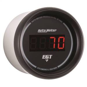 Autometer - AutoMeter GAUGE PYROMETER (EGT) 2 1/16in. 1600deg.F DIGITAL BLACK DIAL W/RED LED - 6345 - Image 3