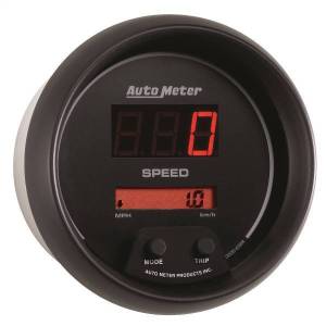 Autometer - AutoMeter GAUGE SPEEDO 3 3/8in. 260MPH/260KM/H ELEC PROGRAM DIGITAL BLACK W/RED LED - 6388 - Image 3