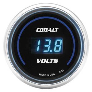 AutoMeter GAUGE STEREO VOLTAGE 2 1/16in. 19V DIGITAL COBALT - 6391