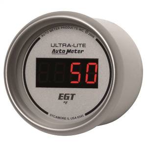 Autometer - AutoMeter GAUGE PYROMETER (EGT) 2 1/16in. 1600deg.F DIGITAL SILVER DIAL W/RED LED - 6545 - Image 2