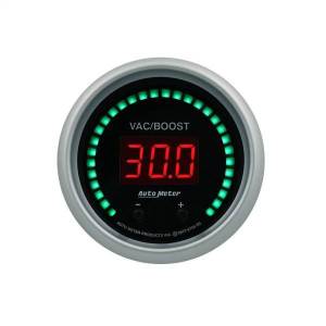 AutoMeter GAUGE VAC/BOOST 2 1/16in. TWO CHANNEL SELECTABLE SPORT-COMP ELITE DIGITAL - 6758-SC