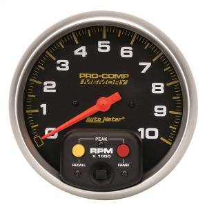 Autometer - AutoMeter GAUGE TACHOMETER 5in. 10K RPM IN-DASH W/PEAK MEMORY PRO-COMP - 6801 - Image 1