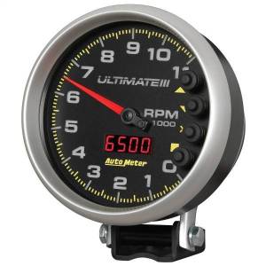 Autometer - AutoMeter GAUGE TACH 5in. 11K RPM PEDESTAL DATALOGGING ULTIMATE III PLAYBACK BLACK - 6888 - Image 2