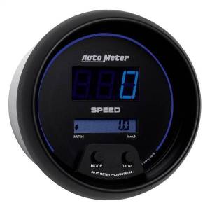 Autometer - AutoMeter GAUGE SPEEDO 3 3/8in. 260MPH/260KM/H ELEC PROGRAM DIGITAL BLACK W/BLU LED - 6988 - Image 3