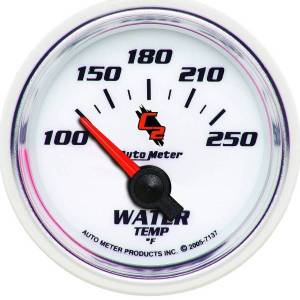 AutoMeter GAUGE WATER TEMP 2 1/16in. 100-250deg.F ELECTRIC C2 - 7137