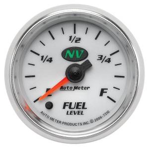 AutoMeter GAUGE FUEL LEVEL 2 1/16in. 0-280O PROGRAMMABLE NV - 7310