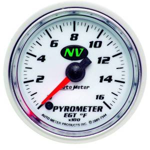 AutoMeter GAUGE PYROMETER (EGT) 2 1/16in. 1600deg.F DIGITAL STEPPER MOTOR NV - 7344