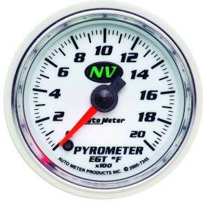 AutoMeter GAUGE PYROMETER (EGT) 2 1/16in. 2000deg.F DIGITAL STEPPER MOTOR NV - 7345