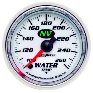 AutoMeter GAUGE WATER TEMP 2 1/16in. 100-260deg.F DIGITAL STEPPER MOTOR NV - 7355