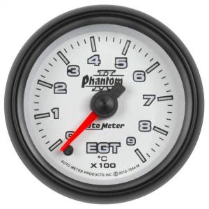 AutoMeter GAUGE PYROMETER (EGT) 2 1/16in. 900deg.C DIGITAL STEPPER MOTOR PHANTOM II - 7544-M