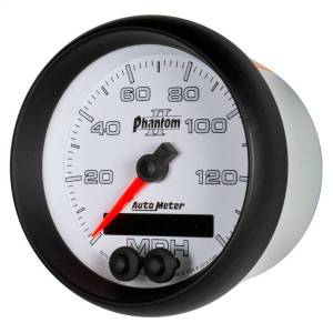 Autometer - AutoMeter GAUGE SPEEDOMETER 3 3/8in. 140MPH GPS PHANTOM II - 7580 - Image 2