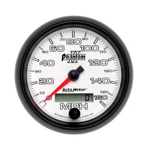 AutoMeter GAUGE SPEEDOMETER 3 3/8in. 160MPH ELEC. PROGRAMMABLE PHANTOM II - 7588