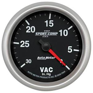 AutoMeter GAUGE VACUUM 2 5/8in. 30INHG MECHANICAL SPORT-COMP II - 7684