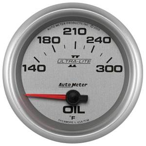 AutoMeter GAUGE OIL TEMP 2 5/8in. 140-300deg.F ELECTRIC ULTRA-LITE II - 7748