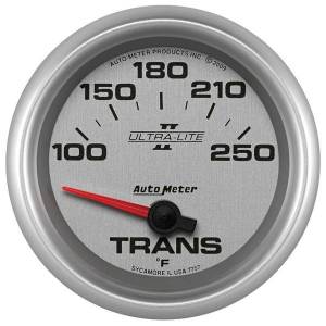 AutoMeter GAUGE TRANSMISSION TEMP 2 5/8in. 100-250deg.F ELECTRIC ULTRA-LITE II - 7757