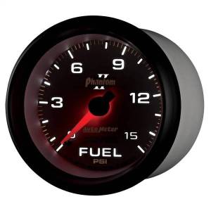 Autometer - AutoMeter GAUGE FUEL PRESSURE 2 5/8in. 15PSI MECHANICAL PHANTOM II - 7811 - Image 3