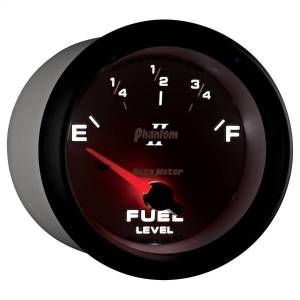 Autometer - AutoMeter GAUGE FUEL LEVEL 2 5/8in. 0OE TO 90OF ELEC PHANTOM II - 7814 - Image 5