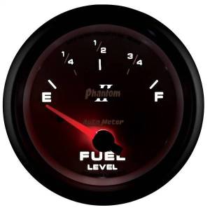 Autometer - AutoMeter GAUGE FUEL LEVEL 2 5/8in. 240OE TO 33OF ELEC PHANTOM II - 7816 - Image 6