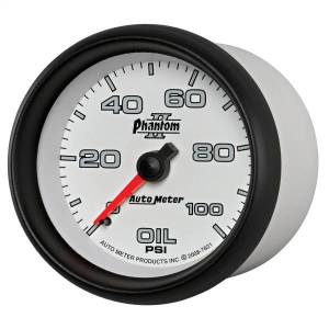 Autometer - AutoMeter GAUGE OIL PRESSURE 2 5/8in. 100PSI MECHANICAL PHANTOM II - 7821 - Image 2