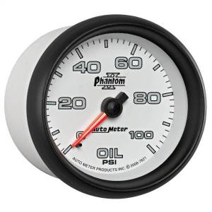 Autometer - AutoMeter GAUGE OIL PRESSURE 2 5/8in. 100PSI MECHANICAL PHANTOM II - 7821 - Image 4