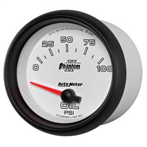 Autometer - AutoMeter GAUGE OIL PRESSURE 2 5/8in. 100PSI ELECTRIC PHANTOM II - 7827 - Image 2