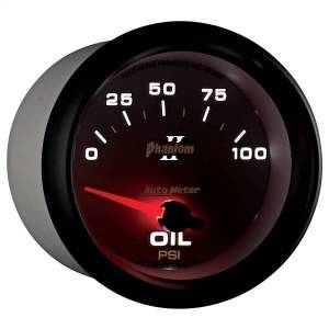 Autometer - AutoMeter GAUGE OIL PRESSURE 2 5/8in. 100PSI ELECTRIC PHANTOM II - 7827 - Image 5