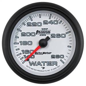 AutoMeter GAUGE WATER TEMP 2 5/8in. 140-280deg.F MECHANICAL PHANTOM II - 7831