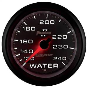 Autometer - AutoMeter GAUGE WATER TEMP 2 5/8in. 120-240deg.F MECHANICAL PHANTOM II - 7832 - Image 6